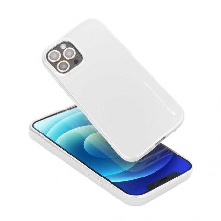 i-Jelly auf XIAOMI Redmi Note 10 5G MERCURY Abdeckung TPU Silber