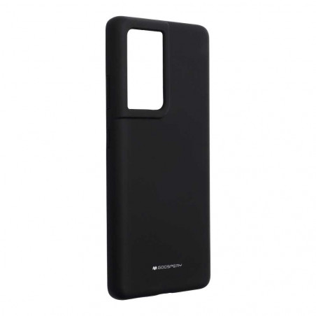 Silicone case auf Samsung Galaxy S21 Ultra 5G MERCURY Silikonhülle Schwarz