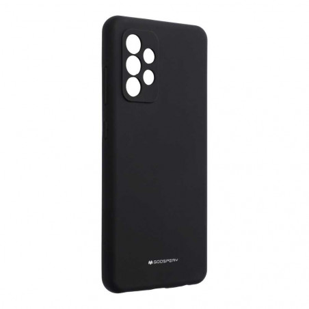 Silicone case auf Samsung Galaxy A52 5G MERCURY Silikonhülle Schwarz