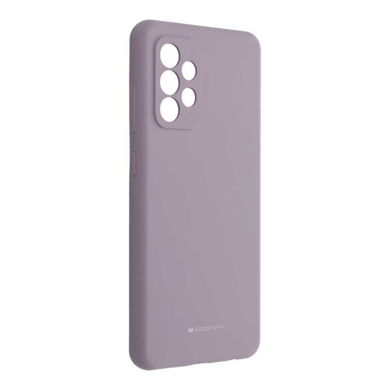Silicone case auf Samsung Galaxy A52 5G MERCURY Silikonhülle Grau