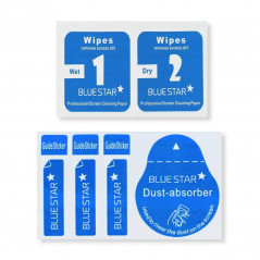 9H auf Apple iPhone 13 BLUE STAR Schutzglas 
